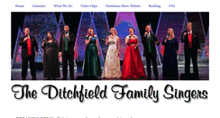 Desktop Screenshot of ditchfieldfamilysingers.com